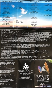 2006 Art Royale Program Front