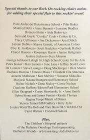 2007 Rock On Rocktail Program Back