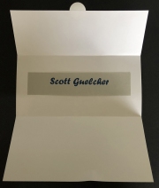 2008 Angels of the Arts Winner Card Inside