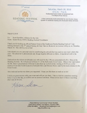 2010 Reading Festival Letter