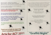 2011 Arts For ACT Invite Inside