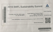 2016 Sustainability Ticket