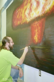 2005 Close up Painting of Bomb WM