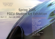 2005 FGCU Student Show Card Front