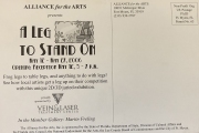 2006 A Leg To Stand On Card Back