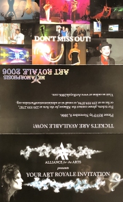 2006 Art Royale Invitation Front
