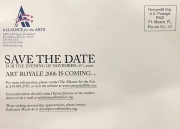 2006 Art Royale Save The Date Card-Back