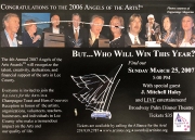 2007 Angels of the Arts Card Front