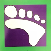 2007 One Foot Square Card Front