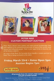 2007 Rock On Peter Max Card Front