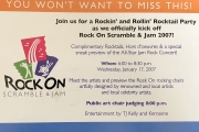 2007 Rock On Rocktail Card Front