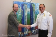 2011 Firehouse Donation Scott Guelcher and William Lombardo WM