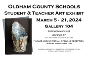2024 Oldham County Student Teacher Exhibit