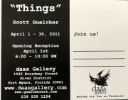 2011 Things daas Card Back