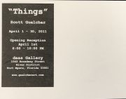 2011 Things Card Back