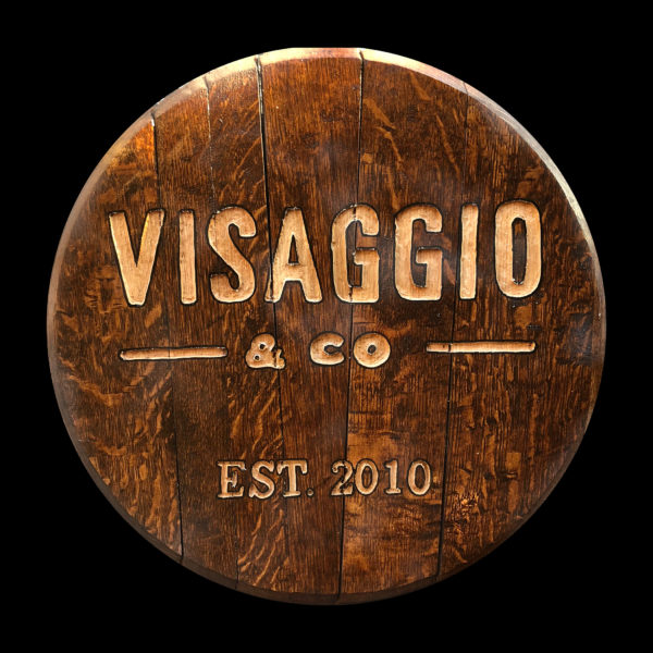 Custom Bourbon Barrel Lid (Logo)