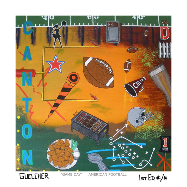 Game Day (Football) (Print)