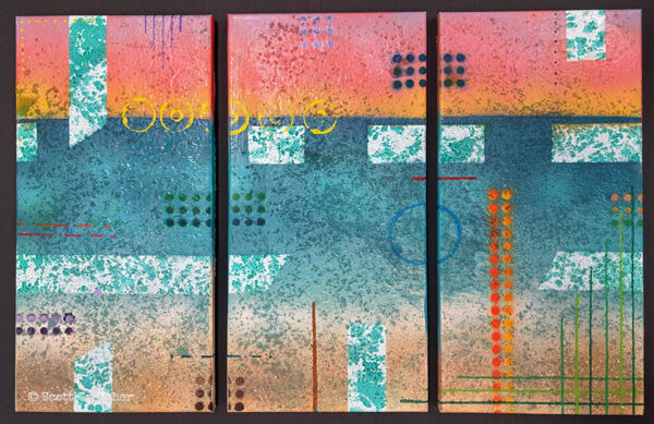Vibes of Summer Triptych #1